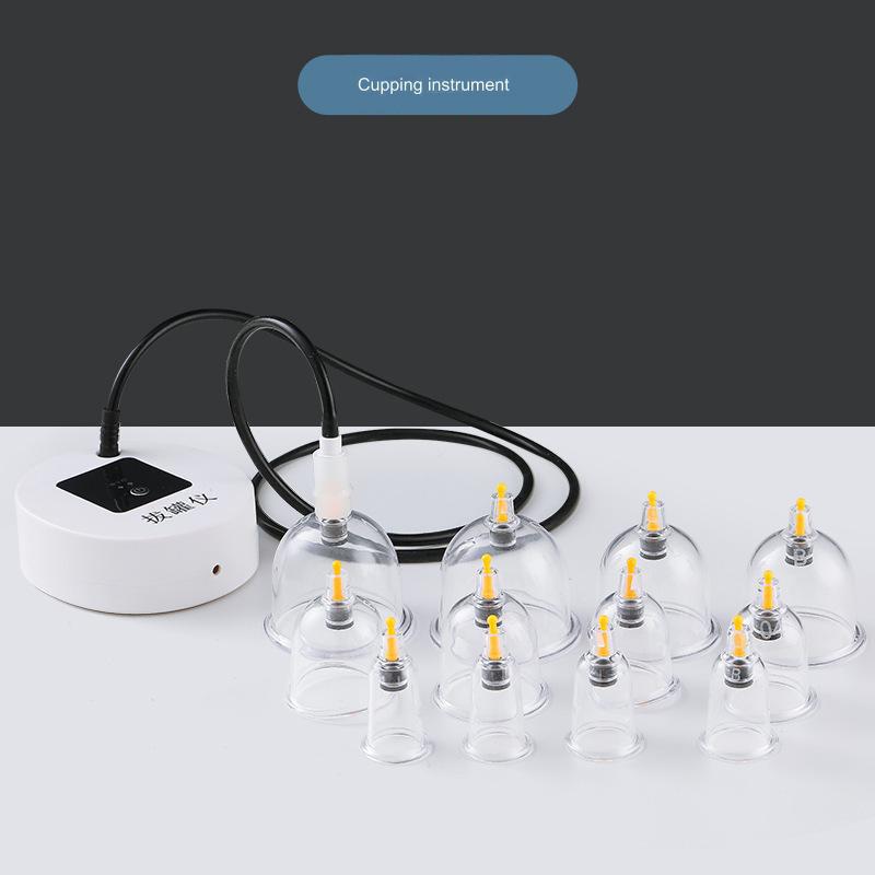 Household Multi-Cup Meridian Suction & Dredging System Electric Scraping Cupping Massage Tool Electric Cupping Device