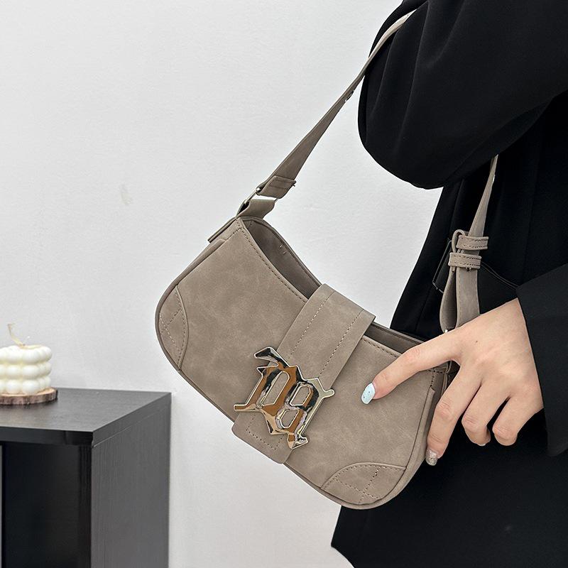 Damenhandtaschen im Retro-Wildleder-Design: Schulter- und Unterarmtaschen mit großem Fassungsvermögen für den Sommer.