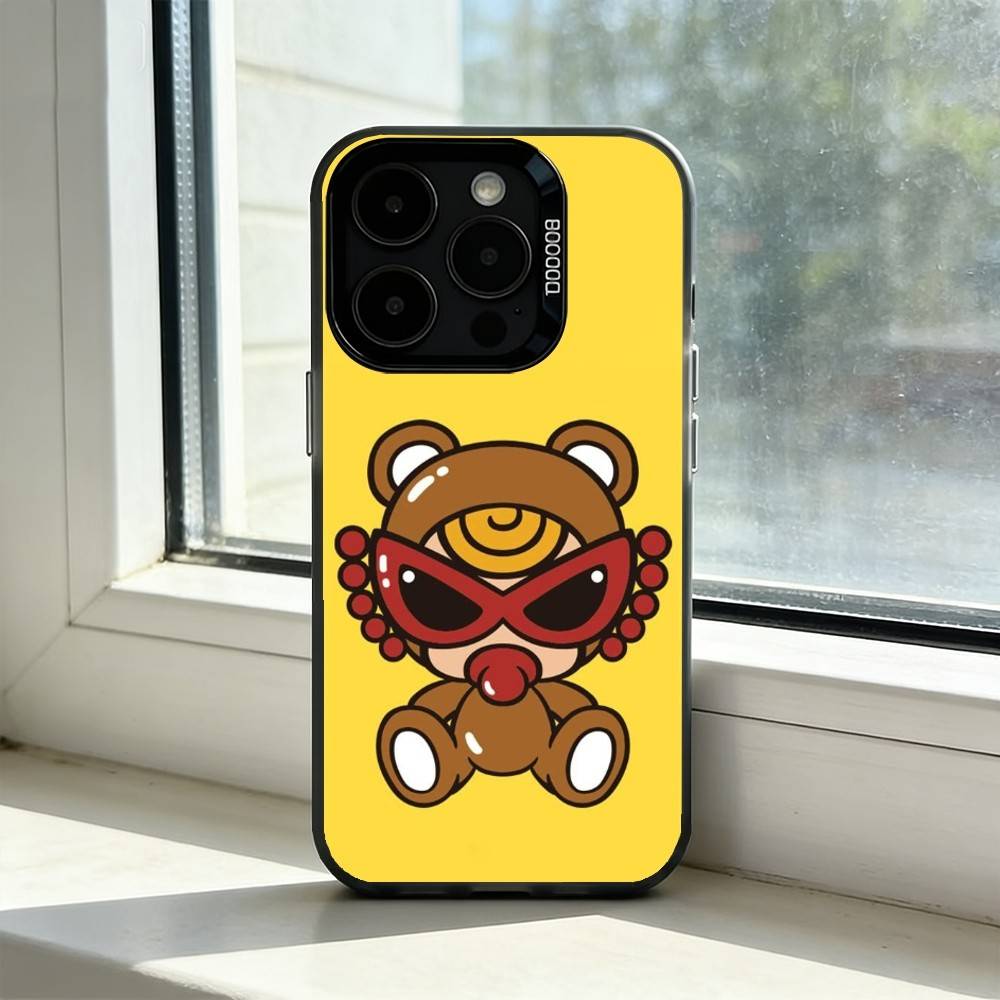H-Hysteric Mini COLORFUL Phone Case For iPhone 17,16,15,14,13,12,11 Plus,Pro Max,XS,Colorful Silver Phone Case Funda Cover