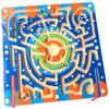 Wooden Magnet Beads Labyrinth Magnetic Maze Puzzle Educational Board Game Interactive Labyrinth Toy for Children Toddlers