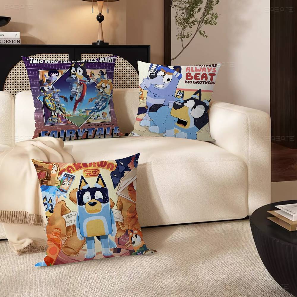 B-Bandit-Cartoon Cushion Cover Car Throw Pillow Case For Sofa Car Christmas Gift 40x40cm 45x45cm
