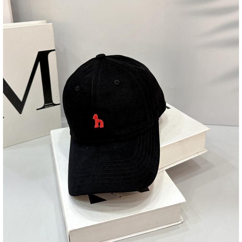 Four Seasons Embroidered Baseball Cap Children's Fashion Versatile Large Wide Soft Top Cap Men