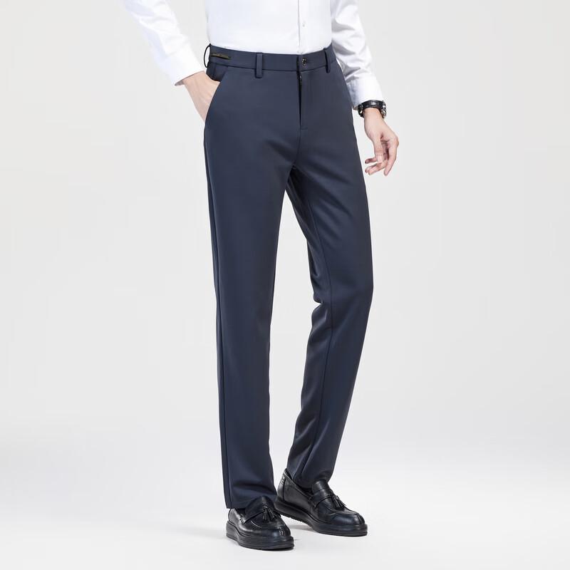 Men's 2025 Winter Fleece-Lined Straight-Leg Trousers