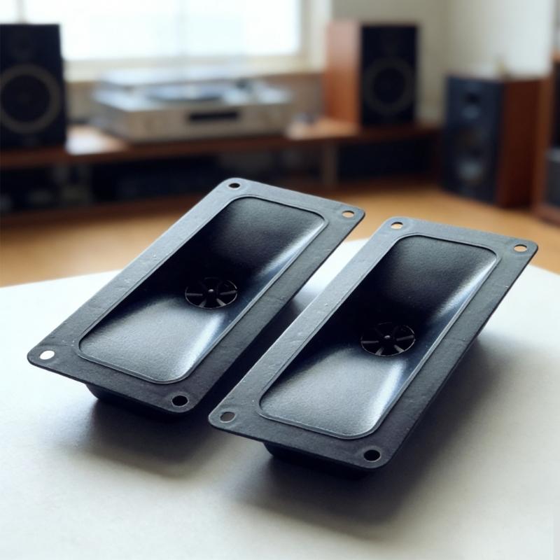 2PCS Horn Tweeter Speaker Accessory Enhances High Frequency Sound And Detailed Sound Reproduction