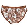 Men's Ice Silk Plaid Print Triangle Briefs - Silky, Close-fitting, and Comfortable Design