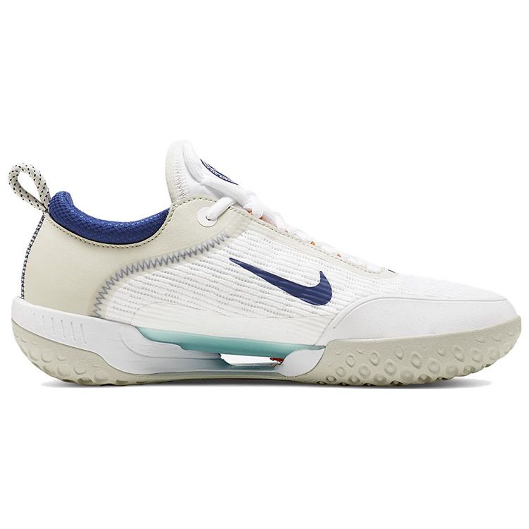 Nike Court Zoom NXT White Deep Royal Blue Men Sneakers Light-Bone Dynamic-Turquoise DH0219-141