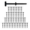 20/50pcs Car Cable Ties DailyRepair Zipties Buckle Multifunctional Cable FastenerSet for Truck Automotive Upholstery Maintenance