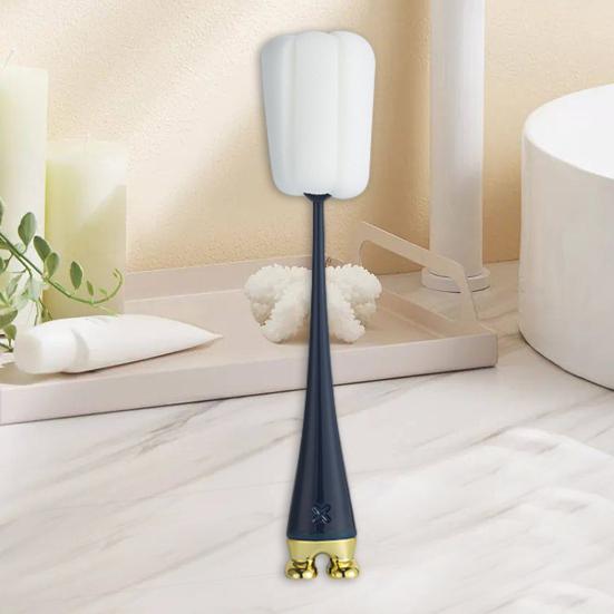 Cup Brush Stand-up Design Richly Foaming Extended Handle Easy Decontamination Dish Cleaning Brush Cup Cleaner Kitchen Accessories