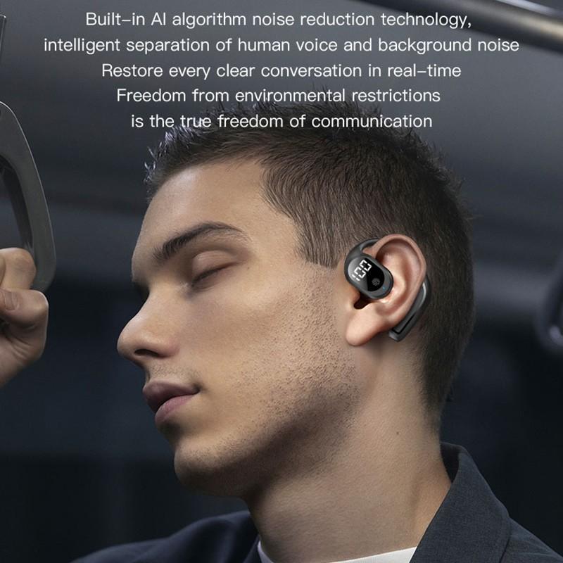 Bluetooth Headset Single-Ear Earhook Earphone TWS Sport Business