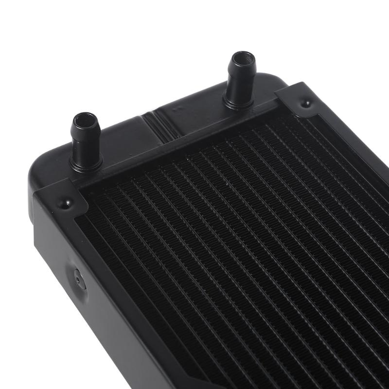 Water Cooling Computer Radiator 18 Pipe Aluminum Heat Exchanger Liquid Cooling Heat Sink for CPU PC Water Cool System