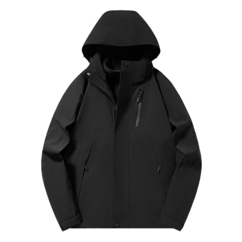 3-in-1 Waterdicht Winddicht Wandeljack Met Afneembaar Fleece Voering Heren Dames Buiten Reizen Klimmen