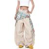Retro Design Tooling Paratrooper Pants for Men and Women, Summer New Loose Pleated Wide-leg Trousers