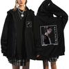 Anime Attack On Titan Printed Zip-Up Hoodie Unisex Casual Sportswear Long Sleeve Sweatshirt