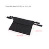 43x35.5cm Black Wear Resistant Oxford Cloth Storage Bag Organizer for Chair Wheelchair Use