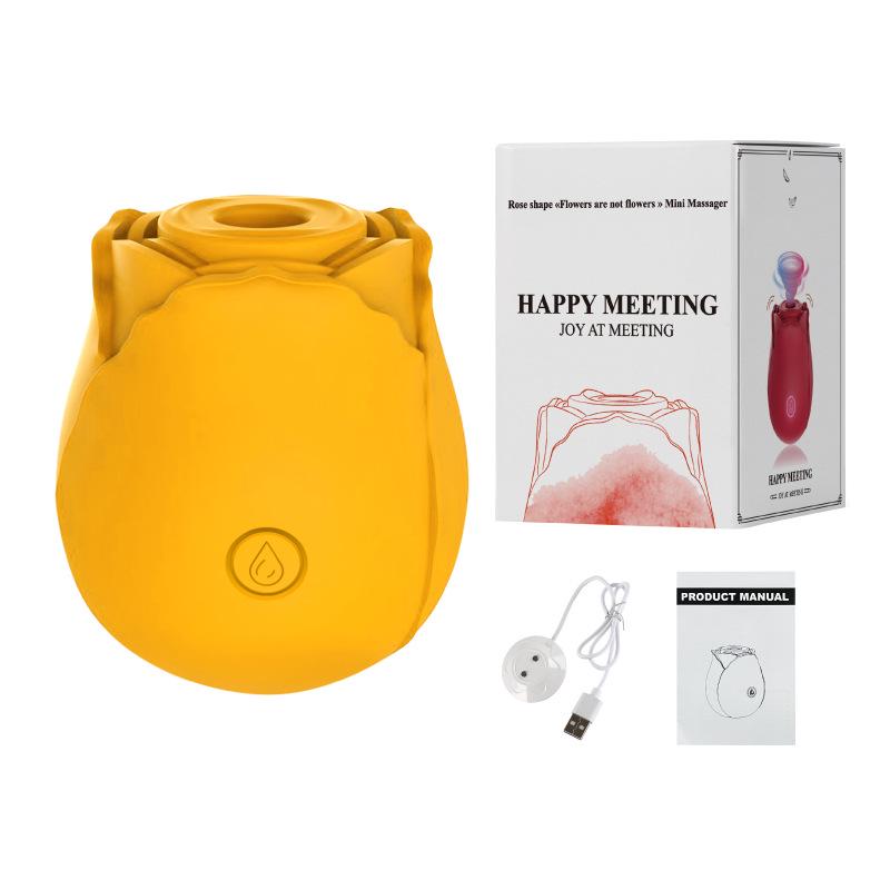 Rose Multi-Frequency Vibration Breast Enhancement and Teasing Device