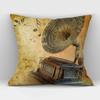 1Pcs/Set Music Series Printed High Qulity Linen Decorative Pillow Case Black White Cushion Cover Car Seat Sofa Decor 45X45Cm