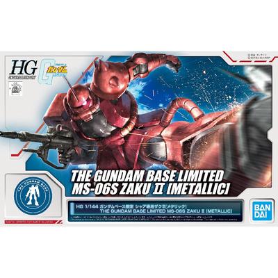 Bandai Spirits HG Gundam Base Limited Zaku II Mobile Suit Gundam 1/144 Char's [Metallic]