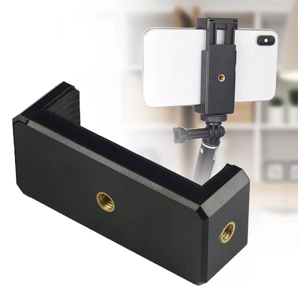 Anti-Skid Phone Clip Universal Phone Holder Clip Connector Head Phone Clip Tripod Mount Adapter