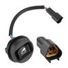 Marine Motor Trim Control Assembly 6R3-82563-00 for 30HP-115HP Outboard Service Work, 3-Wire Lead Design and Panel Mount Housing for Repair Planning