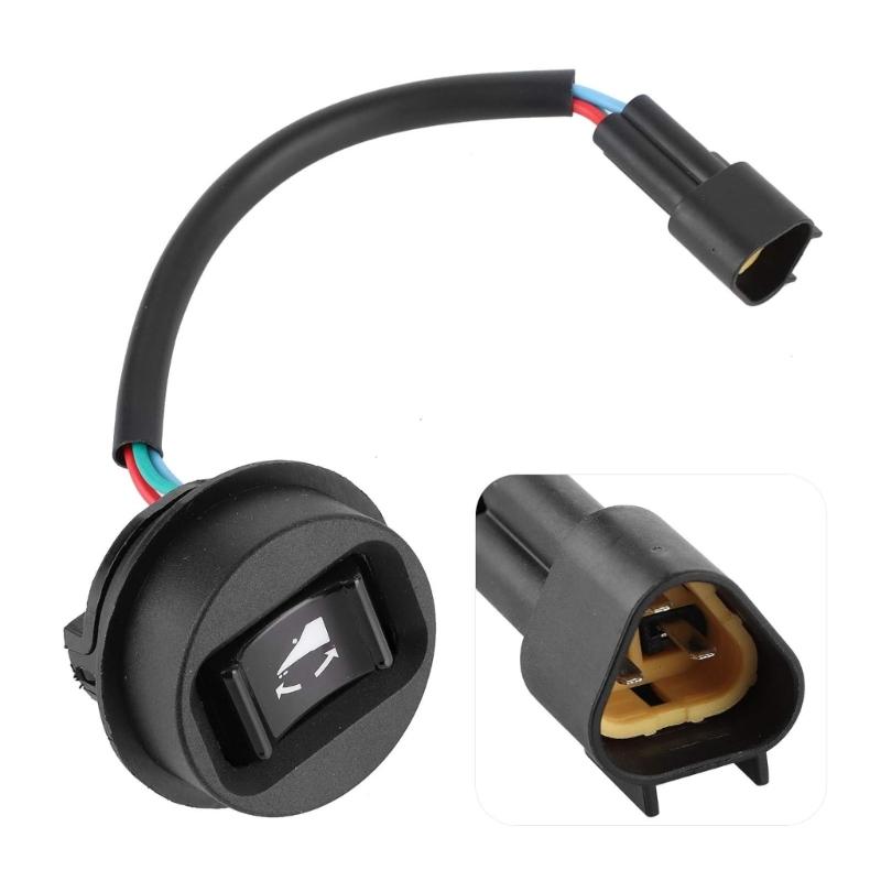 Marine Motor Trim Control Assembly 6R3-82563-00 for 30HP-115HP Outboard Service Work, 3-Wire Lead Design and Panel Mount Housing for Repair Planning