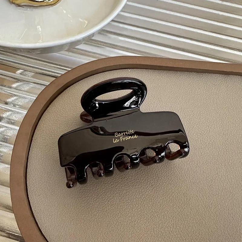 5.5cm Long Acetate Hair Crabs Red Hair Clips for Girls and Women Tie Up Hair Accessories Korean Fashon Crab Barrette Hairpin