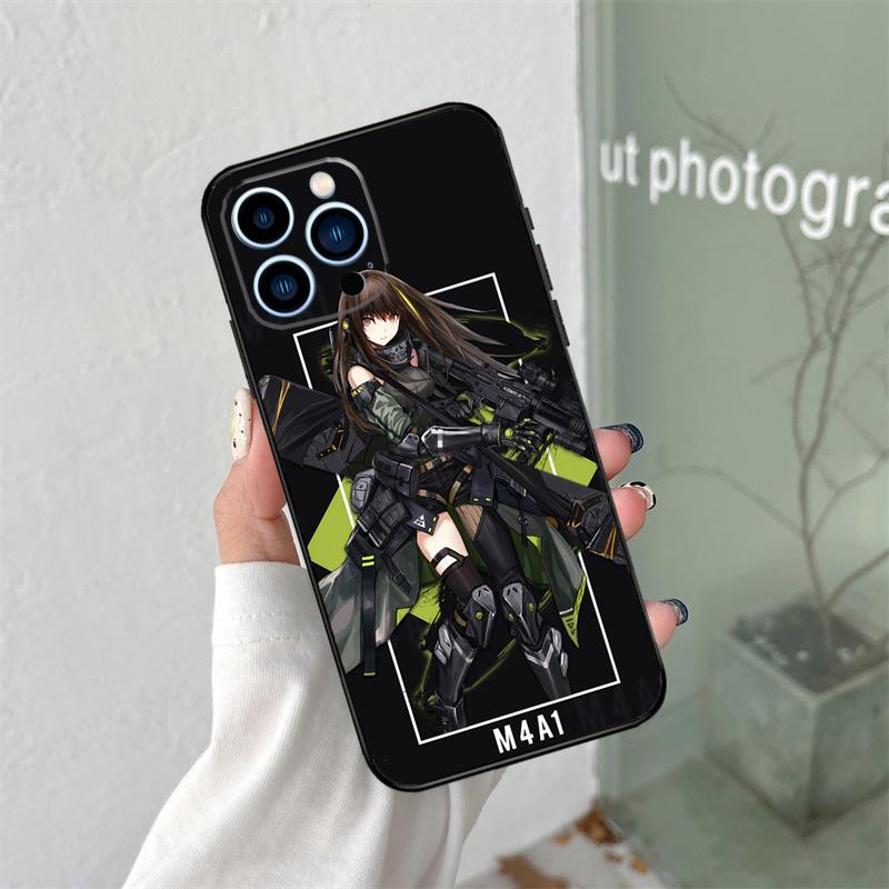 Amiya Ansel Arknights Silicone Soft Case For iPhone 17 Air 11 15 16 14 Pro Max 12 13 Mini 16 Plus 16e Back Cover