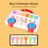 Upgrade infant Pop Up Toy Montessori Fine Motor Skill Training Press Pull Click Animal Car Button Instructive Playthings Designed For Infant