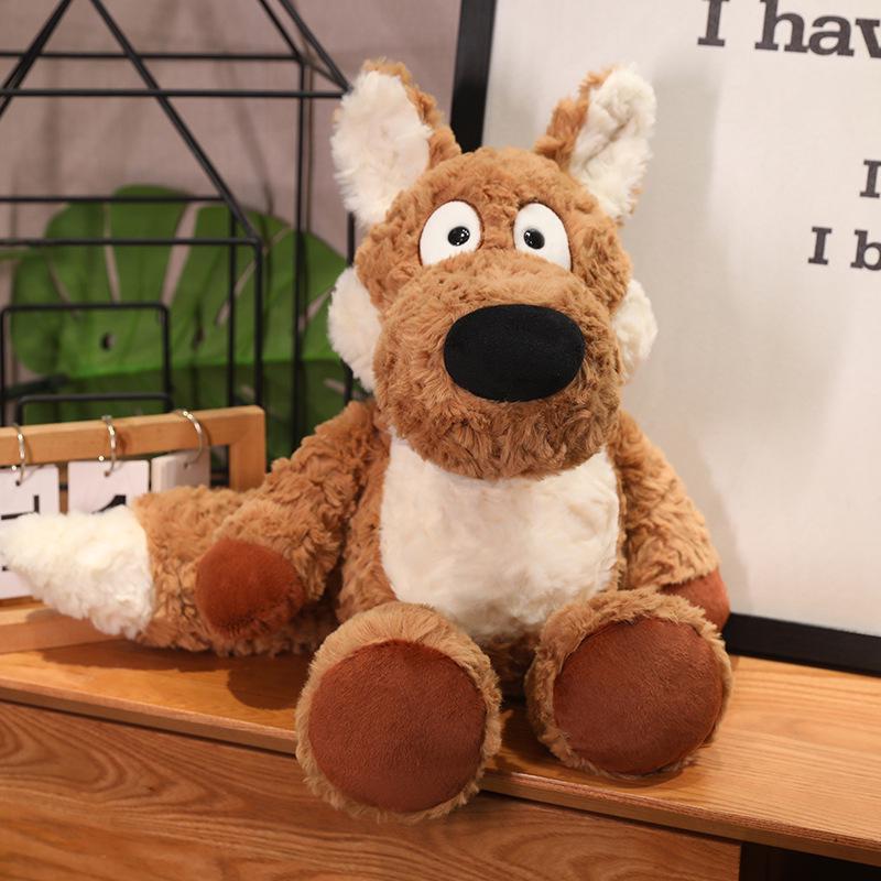 Cute Wolf Lamb Plush Toy Doll - Stuffed Animal Sleeping Pillow & Comfort Doll, Perfect Gift for Girls