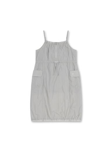 TOPTEN KIDS Girls Balance Cargo Woven Dress(Gray) 140