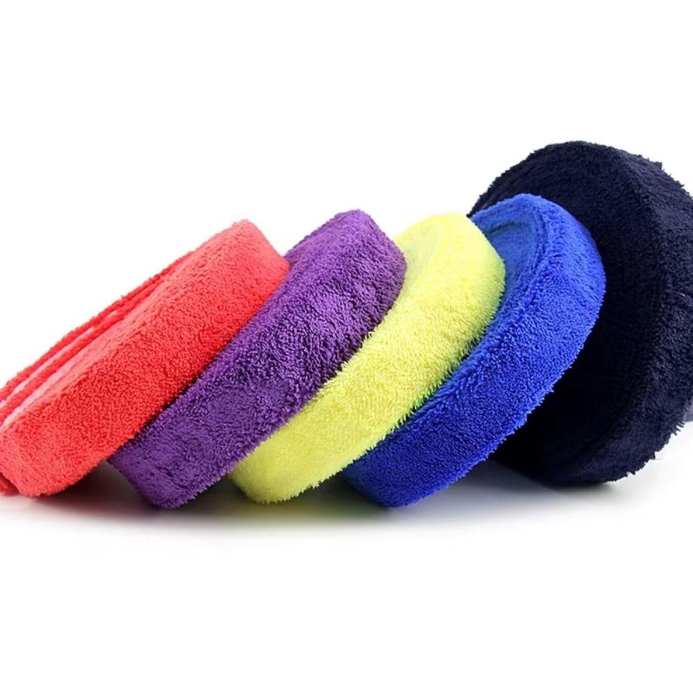 Colourful Tennis Towel Hand Grip Anti-Slip Over Grip Tape Fishing Rod Wrap Strap  Tennis Sport