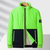 New men's autumn and winter velvet cotton-padded jacket trendy fashion thickened cotton clothes couple baseball collar jacket