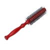 Round Styling Hair Brush Anti Static Handle Wood Roller Hairbrush for Salon Home Use Large Size 8.9 X 1.7in