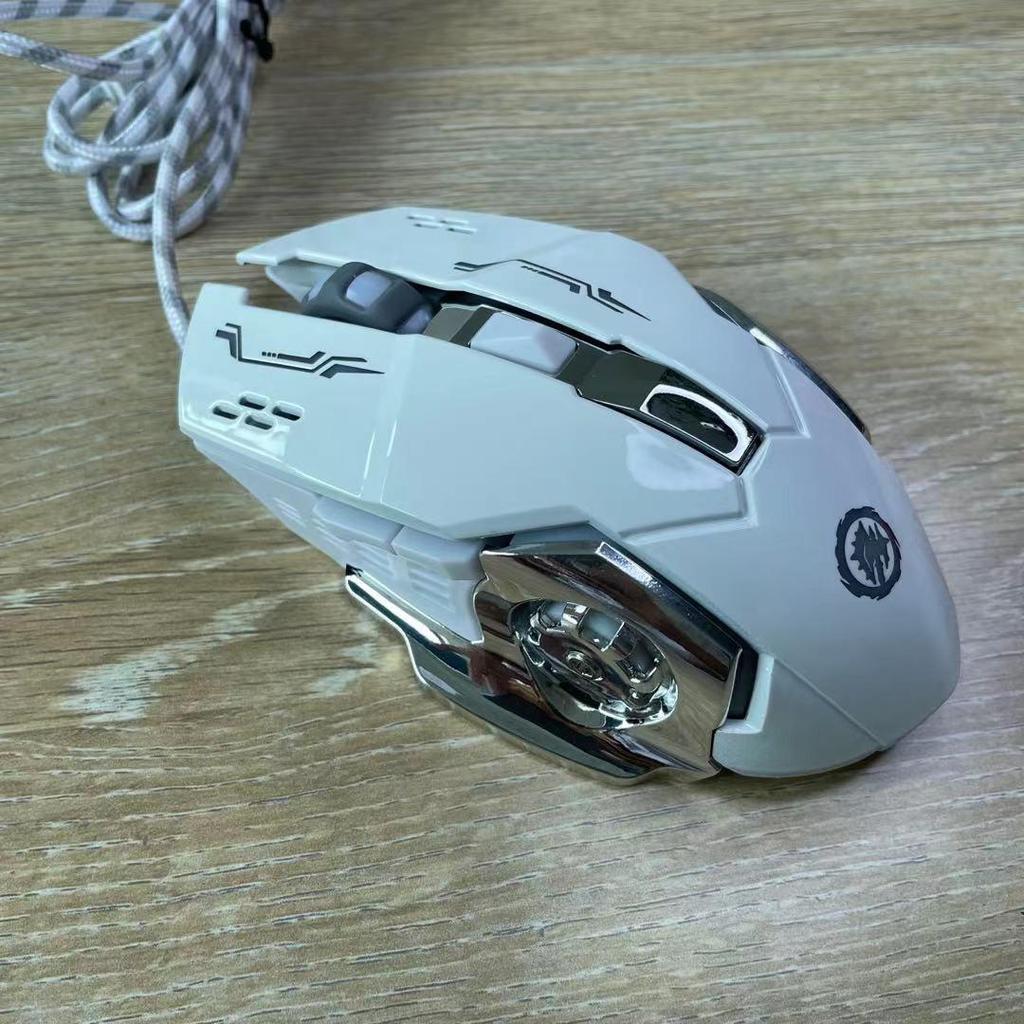 Hot Wheels Wireless and Wired Silent Luminous E-Sports Gaming Mouse with Bluetooth Charging