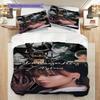 Ayliva's collage art poster bedding, duvet cover, pillowcase, home decoration, birthday gift (1 * duvet cover+2 * pillowcase, coreless)