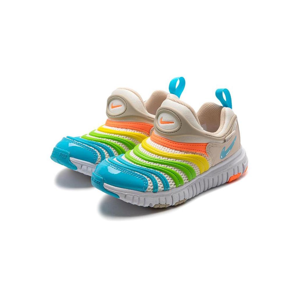 Nike Dynamo Free Abrasion Resistant Low Top Kids' Running Shoes Multicolor Kids' FN8910-141