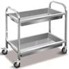 Wuhe Extra Thick 3-Tier Stainless Steel Utility Cart