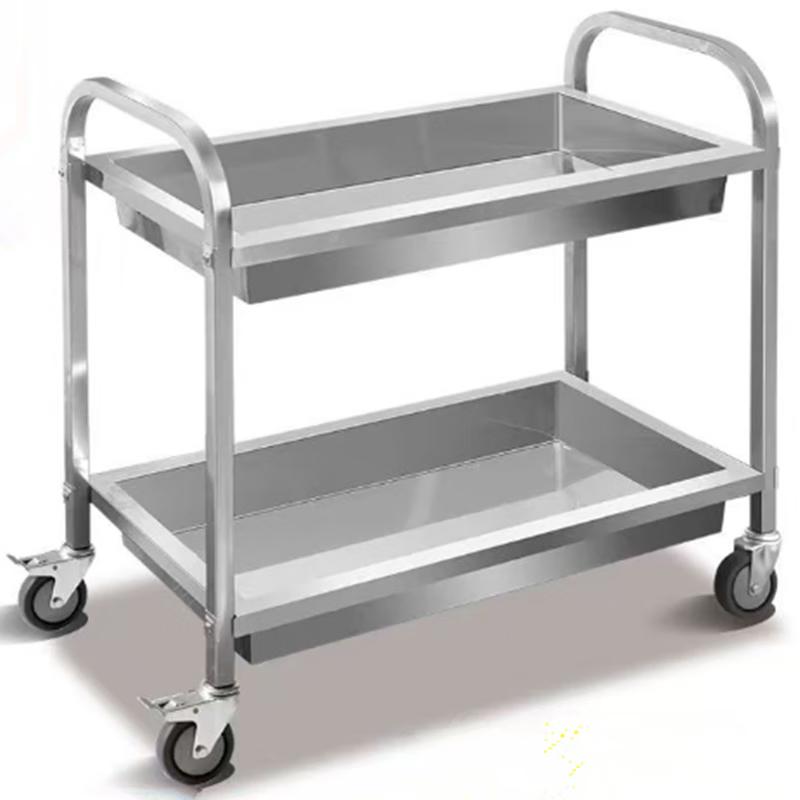 Wuhe Extra Thick 3-Tier Stainless Steel Utility Cart