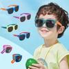 Fashion Outdoor Kids Sunglasses Square Frame Uv 400 Foldable Sunglasses Children Eyewear For Toddler Boys And Girls