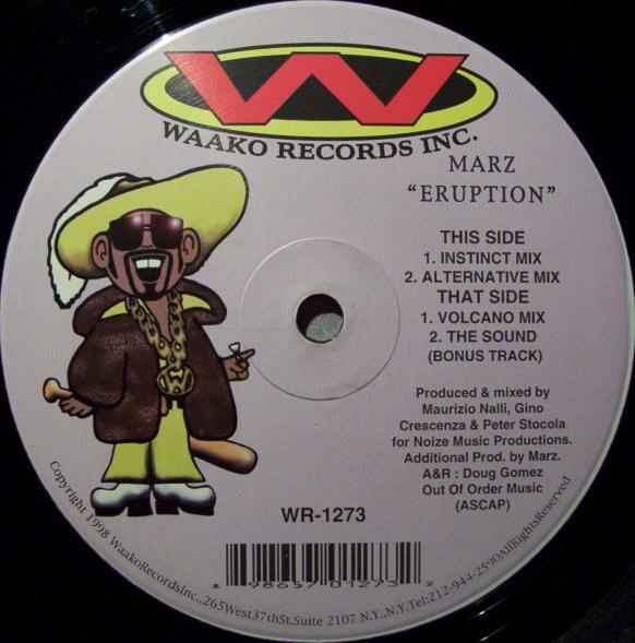 

12inch Record MARZ - Eruption WR1273 Waako Records 1998 US Dance & Electronica Used