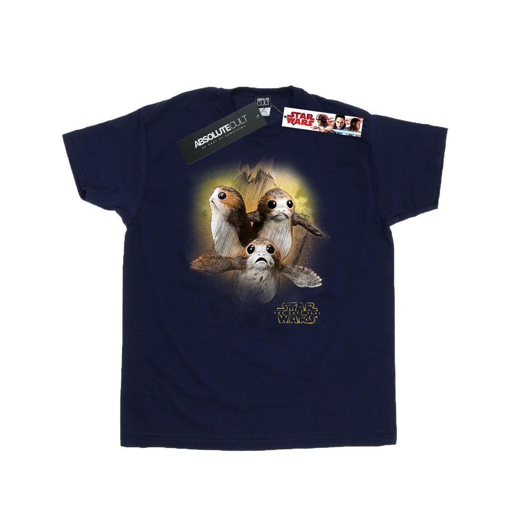 Star Wars: The Last Jedi Mens Porg Brushed Cotton T-Shirt