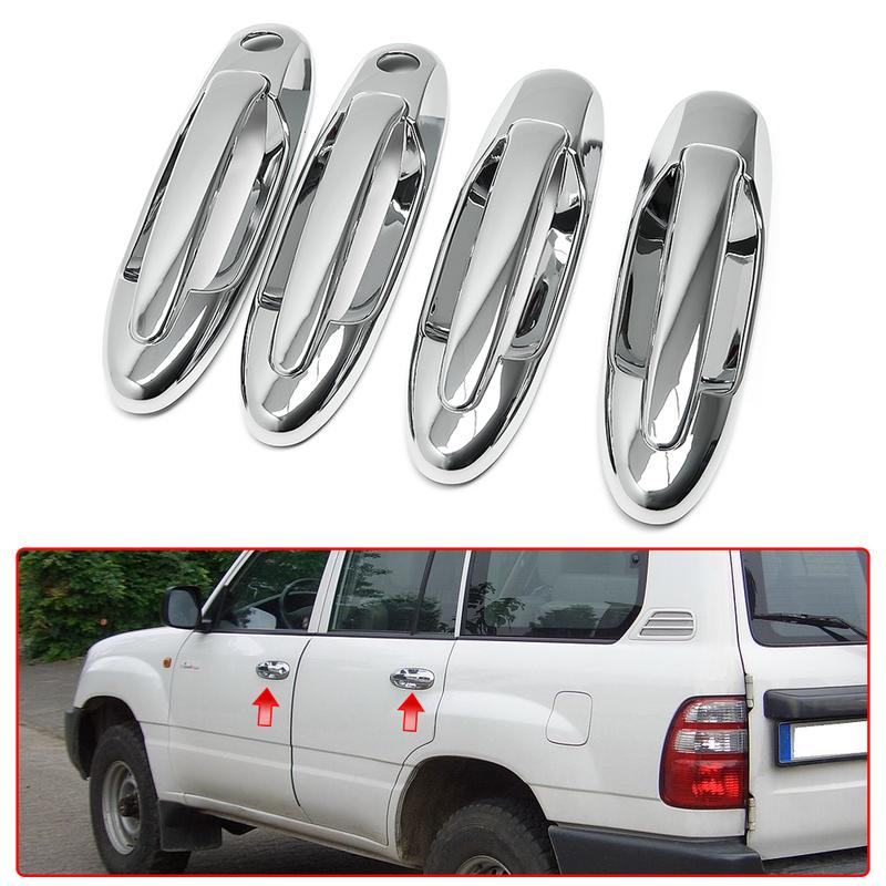 

Car Accessories Door Handle Cover Bowl ert Trim Chrome For TOYOTA LAND CRUISER 100 LC100 UZJ100 FZJ100 Lexus LX470 1998-2007