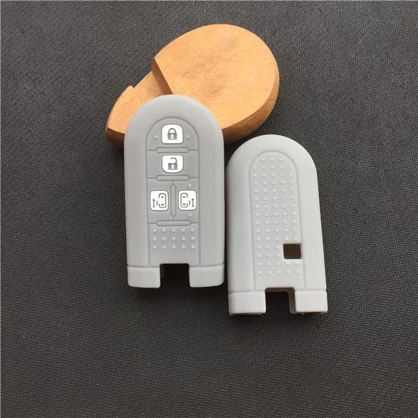 ZAD Silicone Car Key Case Cover for Toyota Daihatsu Tanto LA600S Move Custom LA150S Moovecanvas LA800S Tanto Custom LA600S Ke