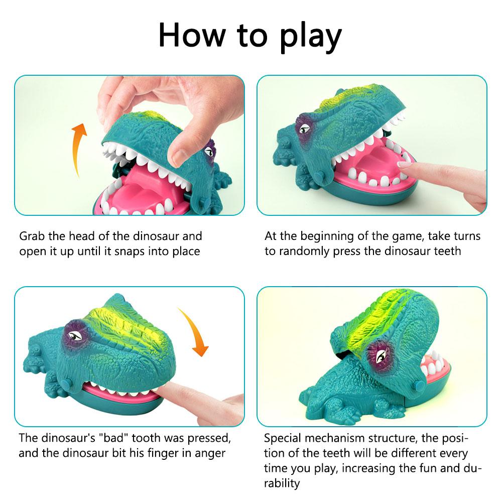 Saur Biting Finger Game  Teeth Toys Game Saur Teeth Game Tabletop Game Funny Interactive Toy Party
