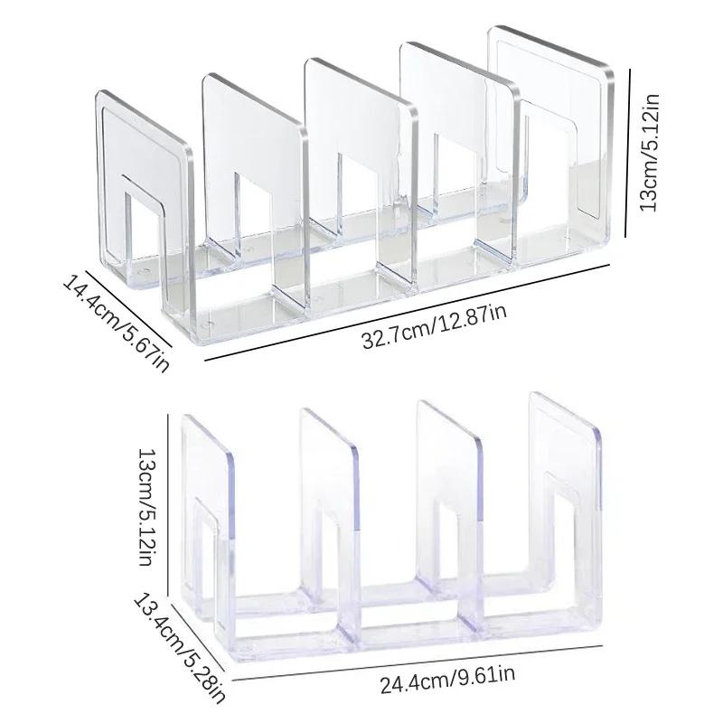 1PC Handbag Storage Rack Divider Organizer Acrylic Luxury Bags Storage Rack Transparent Partition Display Cabinet Rack For Women