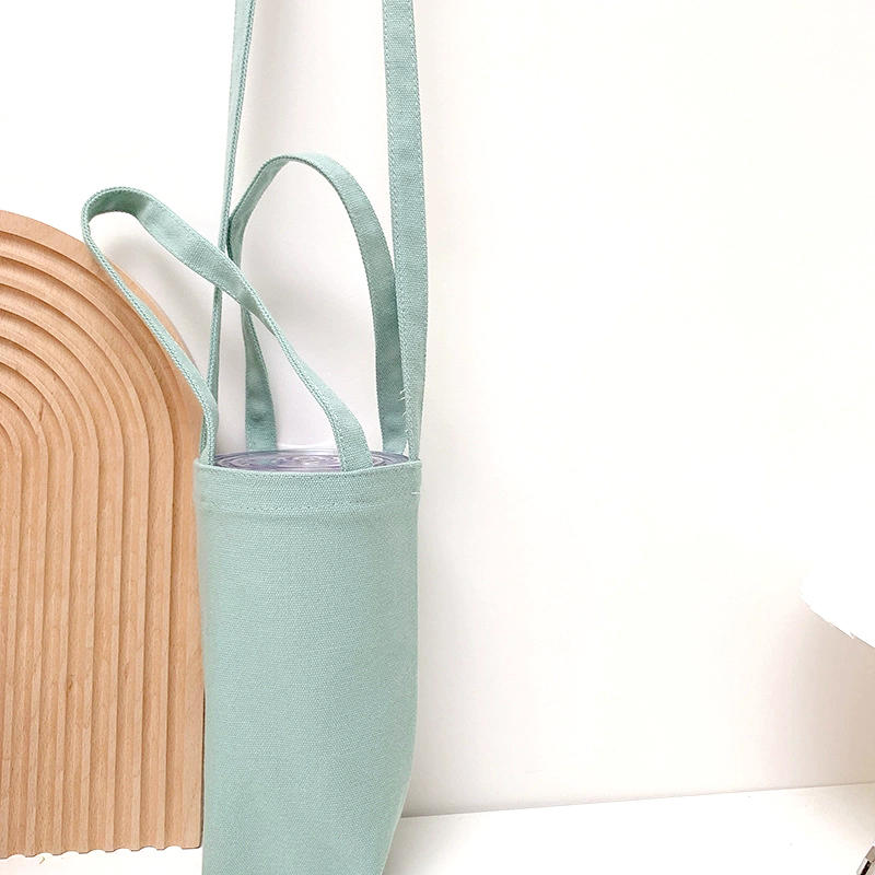 Water Bottle Bag Portable Cup Sleeve Tumbler Case Holder Bag Mug Sleeves Pure Color Aquaflask Cover with Strap Insulator Sleeve Bag