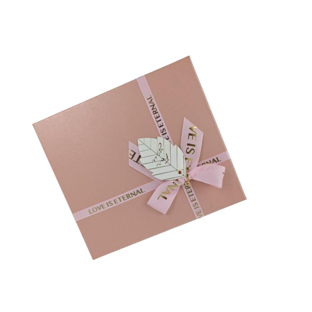 Pink Bow Gift Box - Creative Packaging for Birthdays, Parties, Valentine's Day