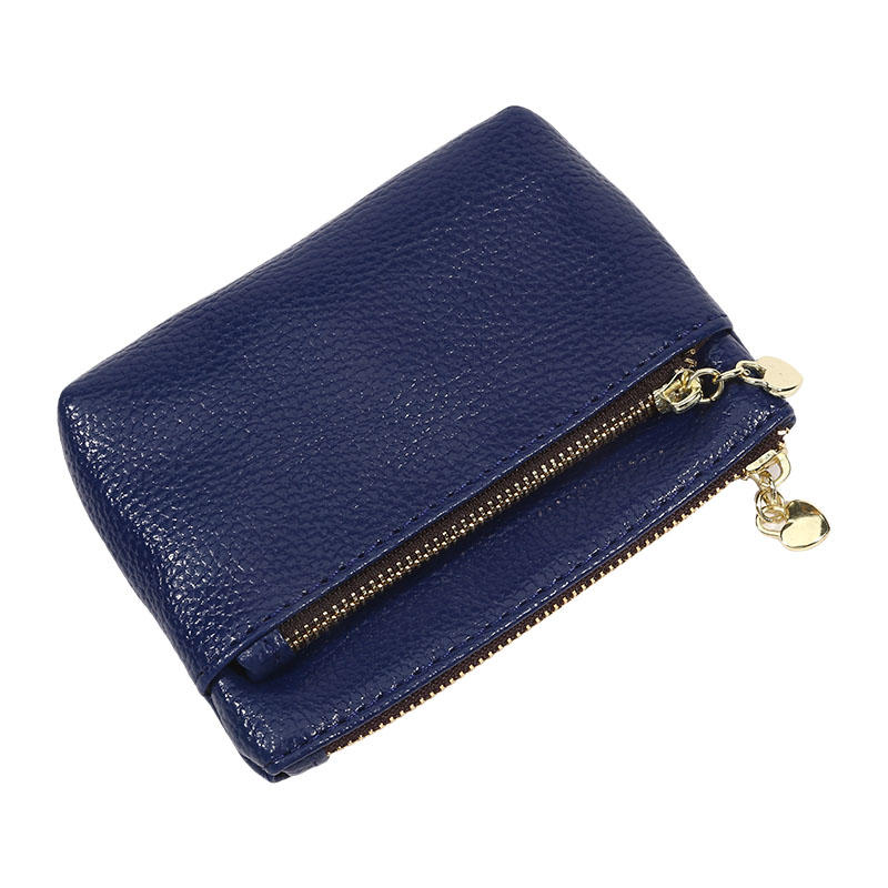 PU Leather Coin Purse Wallet With Card Slots Coin Organizer Change Holder Card Case Leather Zipper Storage Bag