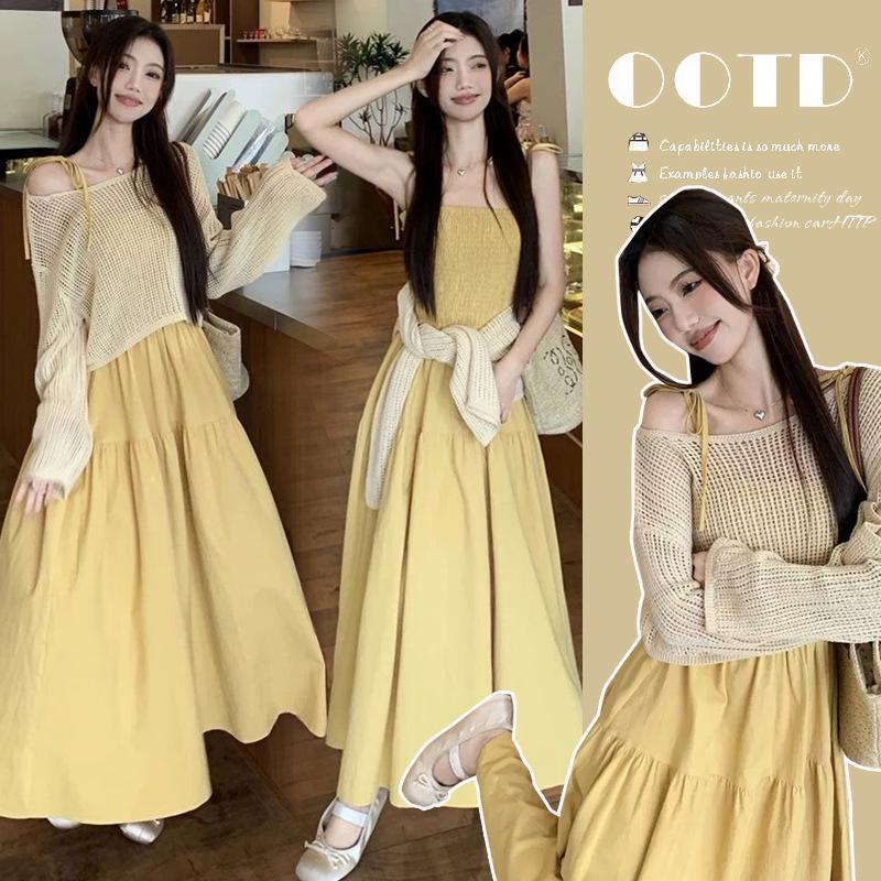 

Spring/Summer Maternity Dress & Cover-Up Set XXL