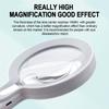 10x 25x Usb Rechargeable Illuminated Magnifier Handheld Magnifying Glass With 29 Led For Reading Jewelry Maintenance