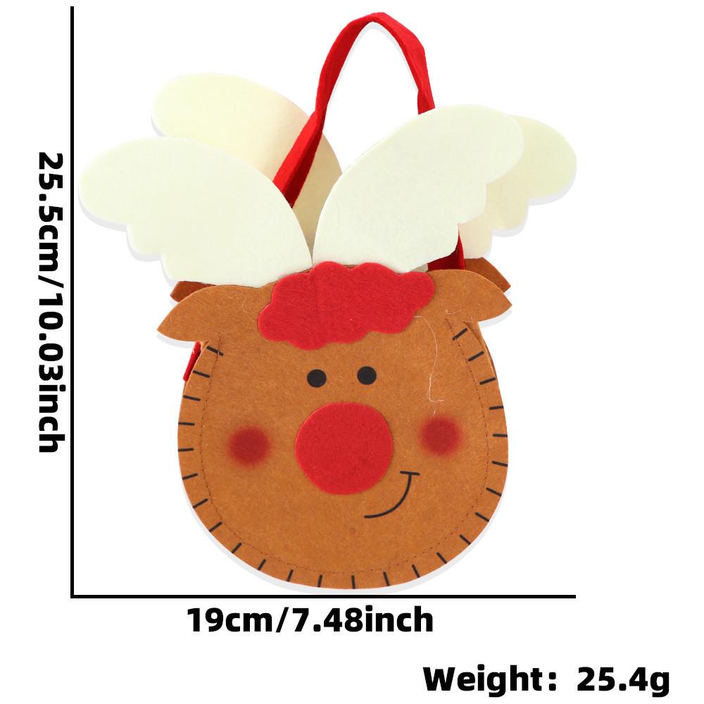 

Nonwoven Colorful Fabric Christmas Gift Bags For Kids With Snowman And Themes Santa Reindeer Bag
